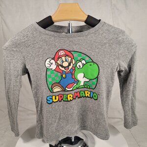 Super Mario Graphic Long Sleeve Tee Size 5T